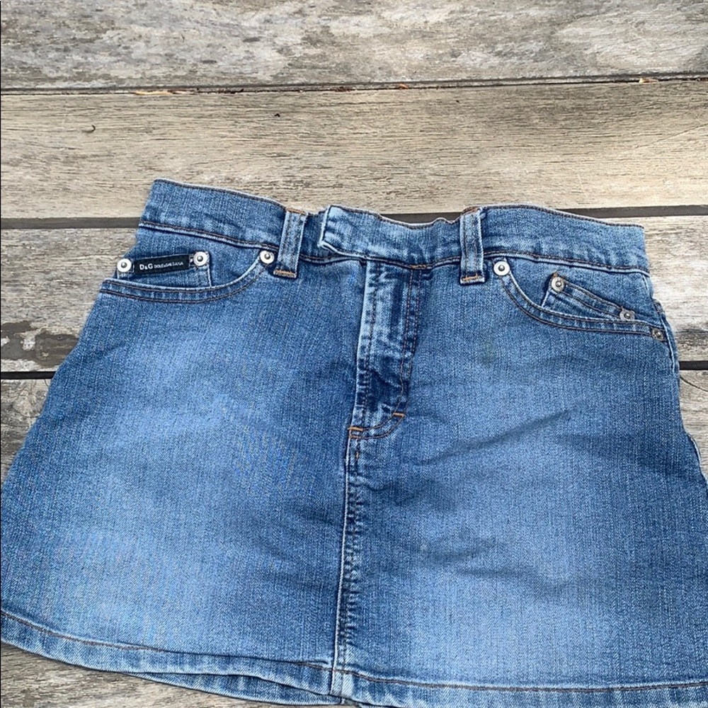 Dolce and gabbana mini skirt